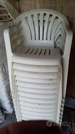 Sedie in vetro resina