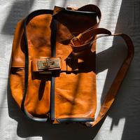 Borsa pelle marrone chiara - Renzo Pucci