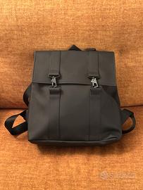 Zaino Borsa MSN Bag originale RAINS Nero nuovo