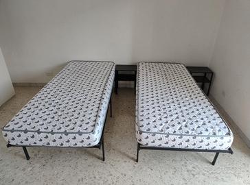 letto singolo 80x190 materasso e rete compresa 