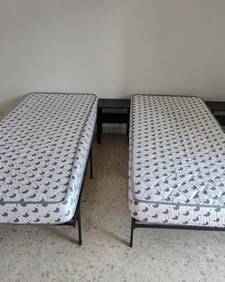 letto singolo 80x190 materasso e rete compresa 