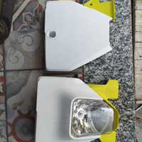 Faro enduro e maschera cross Husqvarna 300