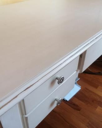Scrivania bianca stile classico/provenzale