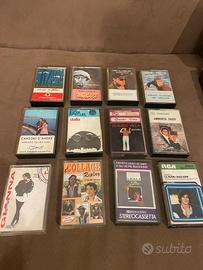 Raccolta musicassette vintage stereo hifi