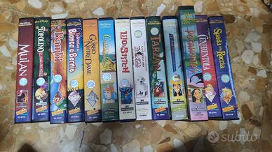 VHS DIsney Originali - titoli vari