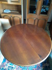 tavolo rotondo allungabile legno