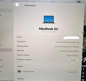 Pc: MacBook Air  2018