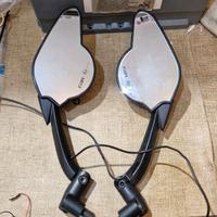Specchietti Moto Naked FAR Frecce LED integrati
