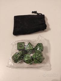Set dadi istoriati verdi