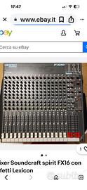 Mixer saundcrafg fx16con processore lexicon