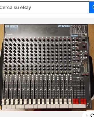 Mixer saundcrafg fx16con processore lexicon