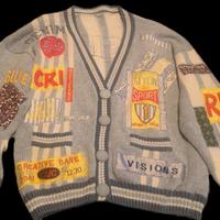 NO! JEANS  cardigan vintage anni '80-'90.