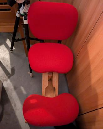 Sedia ergonomica in legno Cinius