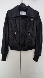 Giacca pelle nera Relish tg. S