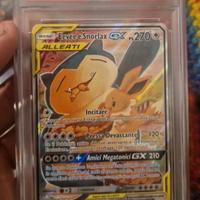 eevee snorlax gx promo psa9