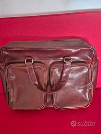 borsa da lavoro in vera pelle made in italy