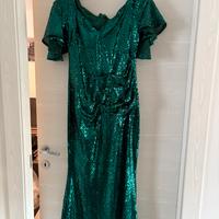 Vestito verde elegante