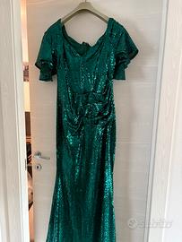 Vestito verde elegante