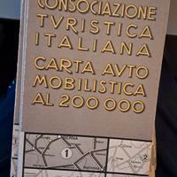 Vecchie cartine automobilistiche