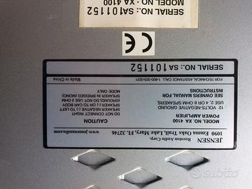 Amplificatore Jansen 400 w Auto