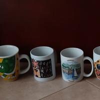 lotto di tazze da collezione 
