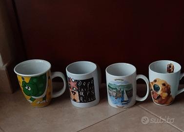 lotto di tazze da collezione 