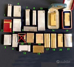 Accendino vintage Cartier Le Must placcato oro