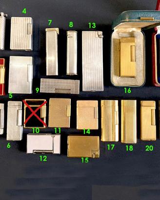 Accendino vintage Cartier Le Must placcato oro