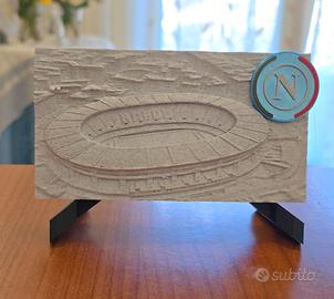  Napoli Quadretto Stadio Diego Armando Maradona 