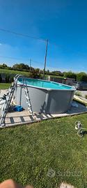 piscina BestWay Ovale piu pompa a Sabbia 
