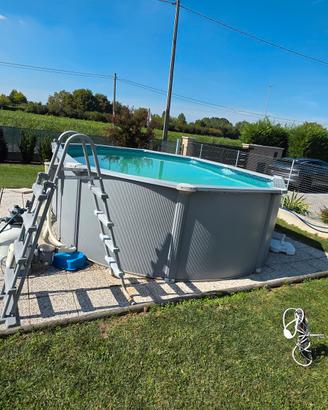 piscina BestWay Ovale piu pompa a Sabbia 