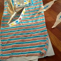 Vestito carnevale da Indiana con suoi accessori