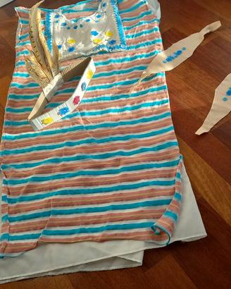 Vestito carnevale da Indiana con suoi accessori