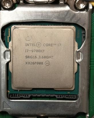 CPU Intel i7 9700 k f socket 1151 3.6GHz