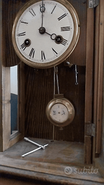 Antico orologio a pendolo Junghans circa 1900