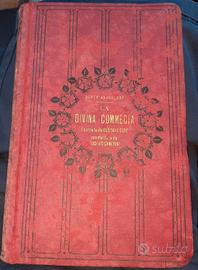 Libro La Divina Commedia Dorè Camerini 1900ca