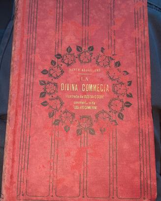Libro La Divina Commedia Dorè Camerini 1900ca