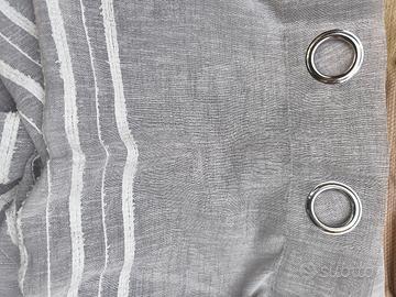 Tende mikasa  bianco e grigie 2 teli