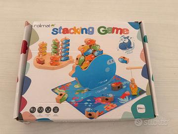 Gioco legno pesci calamita