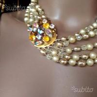 Collana di alta bigiotteria vintage