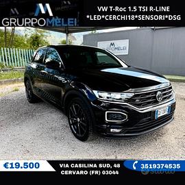 VW T-Roc 1.5 TSI R-LINE *LED*CERCHI18*SENSORI*DSG