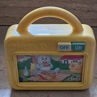 Chicco Tv Giocattolo Vintage Carica Manuale Usato 