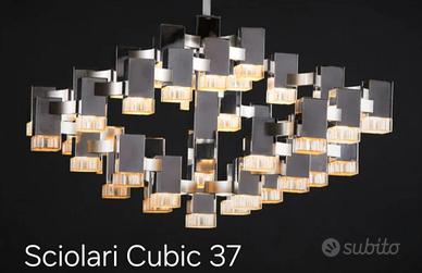 Lampadario Sciolari Cubic 37