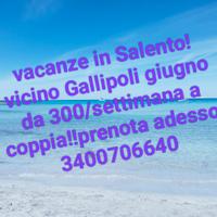 Le tue vacanze in Salento vicino Gallipolichiama