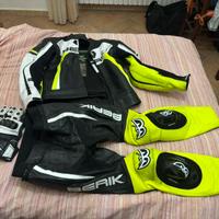 Tuta moto divisibile in pelle Berik  tg 50
