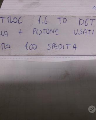 Biella con pistone volkswagen t roc 1.6 tdi dgt