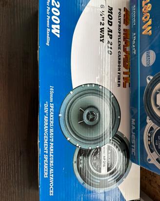 Coppia Casse Acustiche Majestic 180W + 200W