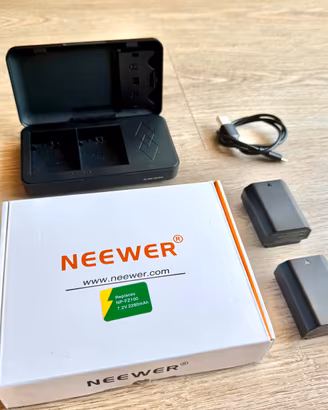 NEEWER NP-FZ100 kit 2 batterie + case