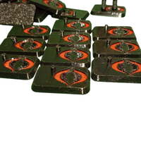 10 Basi Supporto Cobra G.I. Joe 10 cm Rosso/Nero