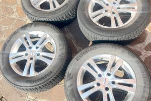 4 cerchi+ gomme R17 225/65